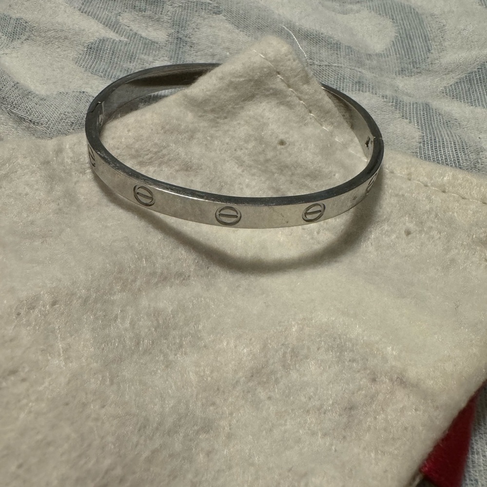 FAKE Silver Cartier Love Bracelet